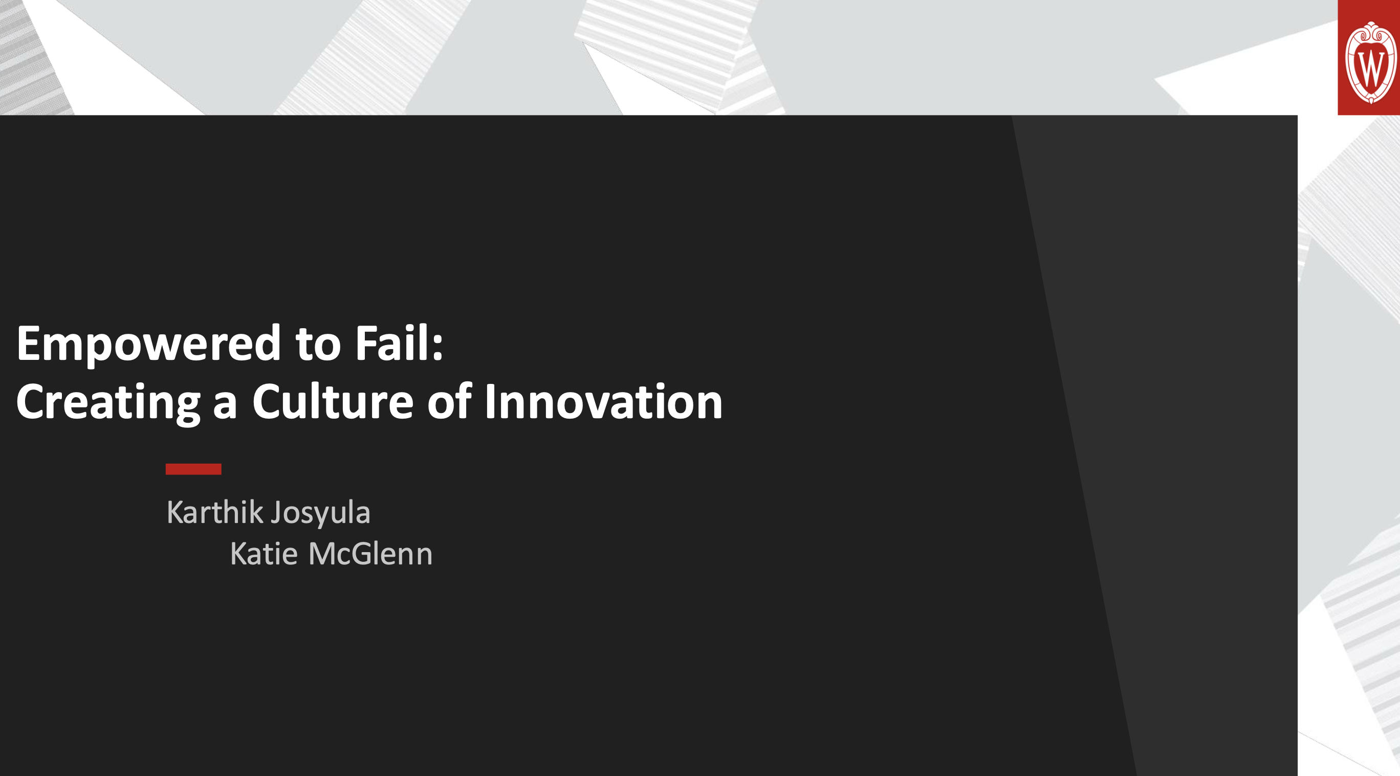 4. Kohler Presentation Slides: Empowered to Fail: Creating a Culture of Innovation thumbnail
